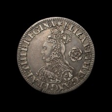 Elizabeth I sixpence obverse
