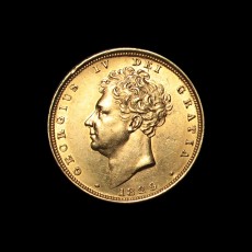 1829 sovereign obverse