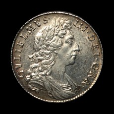 William III halfcrown obverse