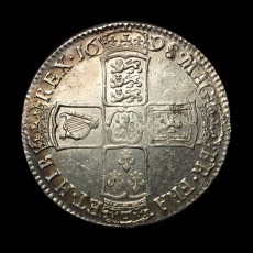 William III halfcrown reverse