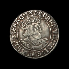 Henry VIII groat obverse