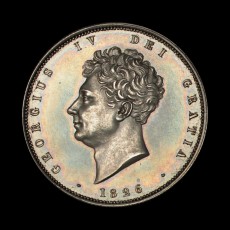 George IV proof halfcrown obverse