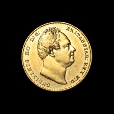 William IV sovereign obverse
