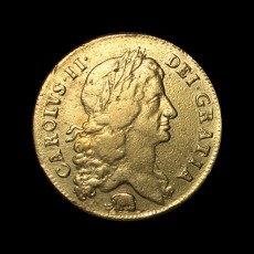 Charles II two guineas obverse