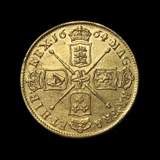 Charles II two guineas reverse