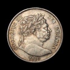 George III halfcrown obverse