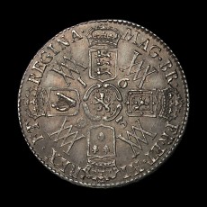 1693 halfcrown reverse
