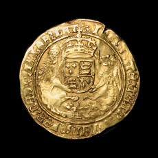 Henry VIII half sovereign reverse