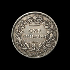 1850 shilling reverse