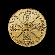 Charles II guinea reverse
