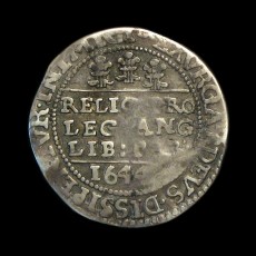 Charles I Bristol shilling reverse