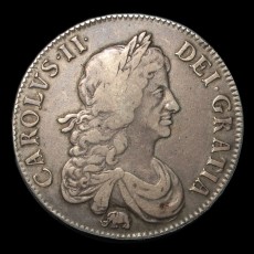 Charles II crown obverse