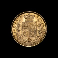 1872 sovereign reverse