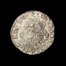 Charles I sixpence reverse