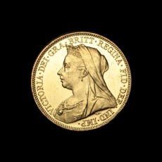 1893 proof sovereign obverse