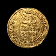 Edward VI half sovereign reverse
