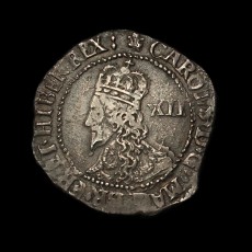 Charles I shilling obverse