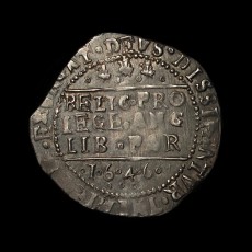 Charles I shilling reverse