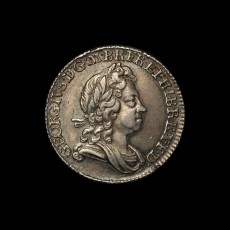 1717 sixpence obverse
