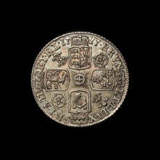1717 sixpence reverse