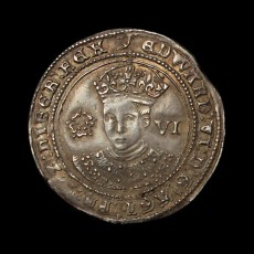 Edward VI sixpence obverse