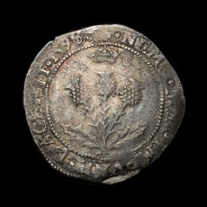 James VI ten shillings reverse