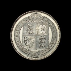 1889 shilling reverse