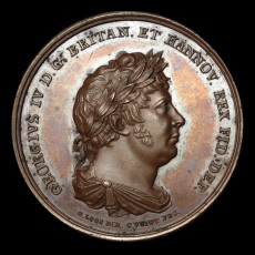 George IV coronation obverse
