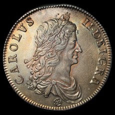Charles II crown obverse