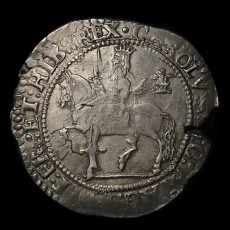 Charles I halfcrown obverse