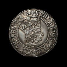 Henry VII groat obverse