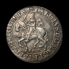 Charles I halfcrown obverse