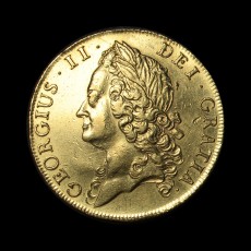 1739 two guineas obverse
