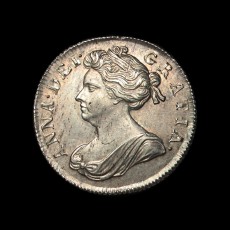Anne shilling obverse