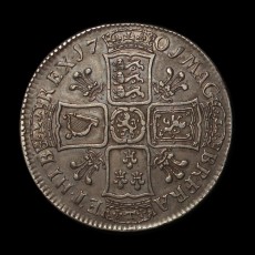 1701 halfcrown reverse