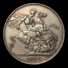1821 crown reverse