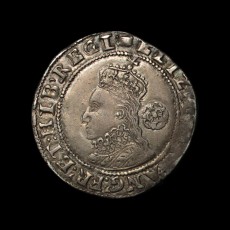Elizabeth I sixpence obverse