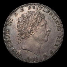 1819 crown obverse