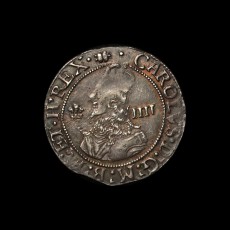 Charles I groat obverse