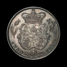 1820 halfcrown reverse
