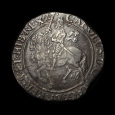 Charles I halfcrown obverse