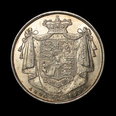 1834 halfcrown reverse