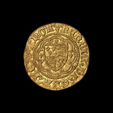 Henry VI quarter noble obverse