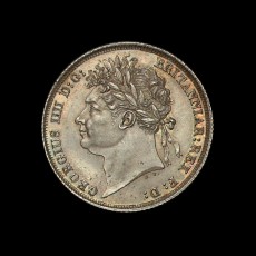 1825 shilling obverse