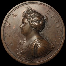 Anne medal obverse