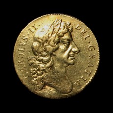 Charles II two guineas obverse