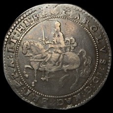 Charles I exeter crown obverse