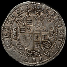 Charles I exeter crown reverse