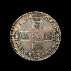 William III shilling reverse
