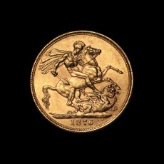1876 sovereign reverse